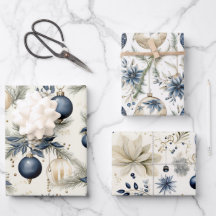 Beau Mélange de Noël Bleu