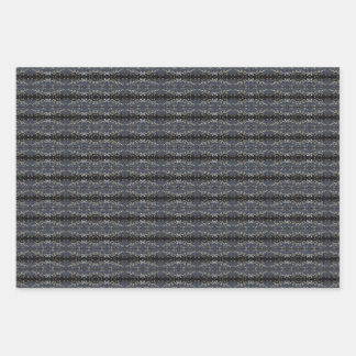 Feuille De Papier Cadeau Beautiful Black Lace Tree Bark Patterned