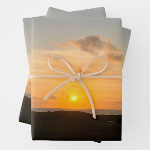 Feuille De Papier Cadeau Belle Ocean Sunrise Nature Beach Photographie