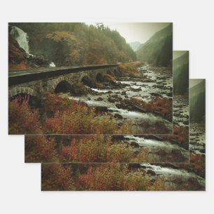 Feuille De Papier Cadeau Belle photo nature Pittoresque