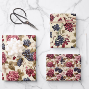 Feuille De Papier Cadeau Berry