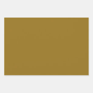 Feuille De Papier Cadeau Bister Brown (couleur solide)