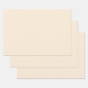 Feuille De Papier Cadeau Blanc antique (couleur solide)