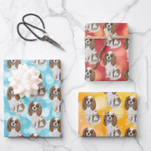 Feuille De Papier Cadeau Blenheim Cavalier King Charles Spaniel 