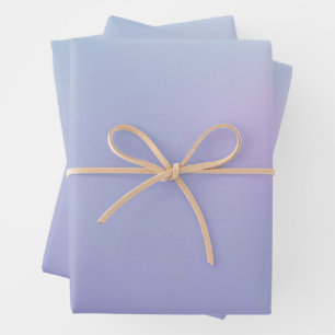 Feuille De Papier Cadeau Bleu Dégradé, Violet, Lilac