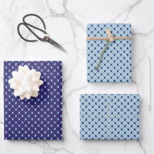 Feuille De Papier Cadeau Bleu esthétique Kuffiyeh Kufiya Keffiyeh Palestine