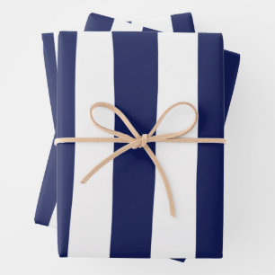 Feuille De Papier Cadeau Bleu et blanc