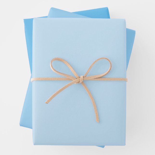 Feuille De Papier Cadeau Blue Skies (En situation)