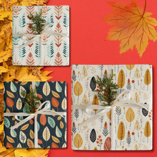 Feuille De Papier Cadeau Boho Bliss Fall Leaves