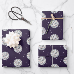 Feuille De Papier Cadeau Boules Disco