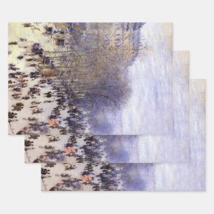 Feuille De Papier Cadeau Boulevard des Capucines par Claude Monet, Art nouv