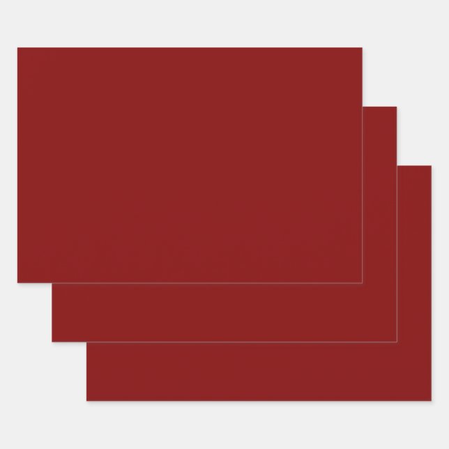 Feuille De Papier Cadeau Bourgogne (Lot)
