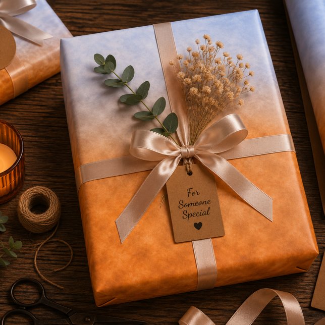 Feuille De Papier Cadeau Braises dans le ciel (Créateur téléchargé)