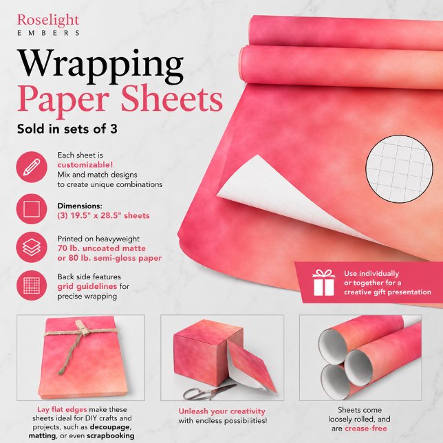 Feuille De Papier Cadeau Braises de Roselight (Créateur téléchargé)