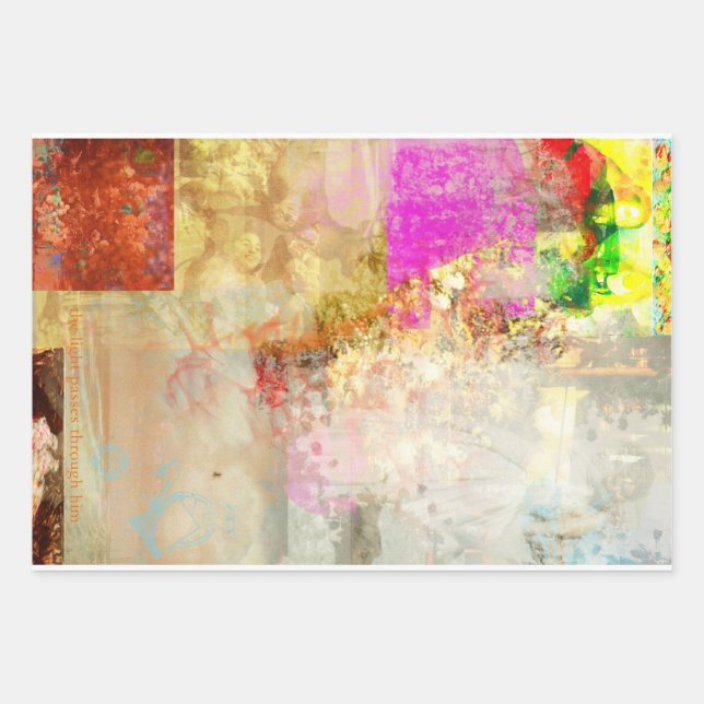 Feuille De Papier Cadeau Brazen et Crystal (Devant)