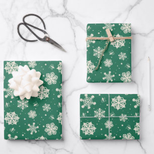 Feuille De Papier Cadeau Buddy le Motif Elf Snowflake