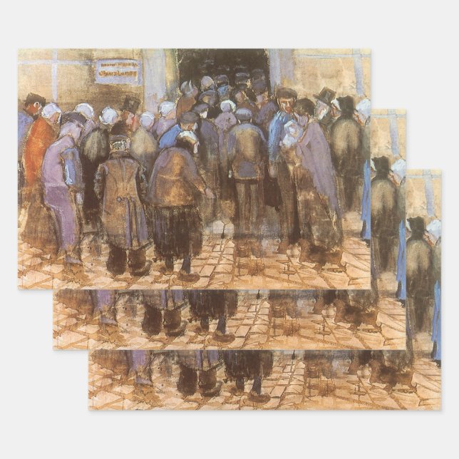 Feuille De Papier Cadeau Bureau de la loterie d'État (Pauvre argent) (Lot)