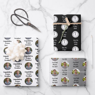 Feuille De Papier Cadeau Cadeau de message personnalisé de promotion Félici