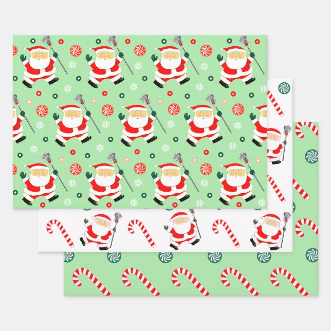 Feuille De Papier Cadeau Cadeau de Noël créatif de crosse (Lot)