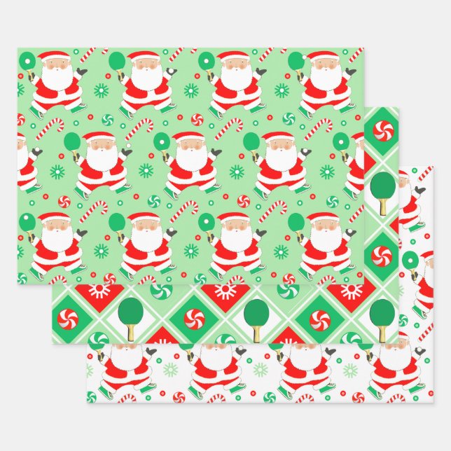 Feuille De Papier Cadeau Cadeau de tennis de table Ping-Pong (Lot)
