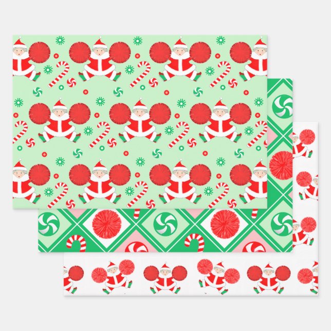 Feuille De Papier Cadeau Cadeau de vacances pour meneuse de claque (Lot)