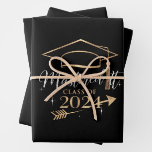 Feuille De Papier Cadeau Cadeaux de Remise des Diplômes pour Elle de la Pro