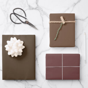 Feuille De Papier Cadeau Cafe Noir Brun Foncé Tons Café Brun Clair 3 Teinte