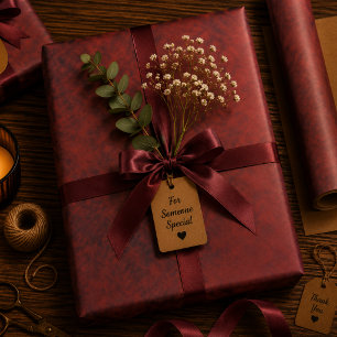 Feuille De Papier Cadeau Calme tiède