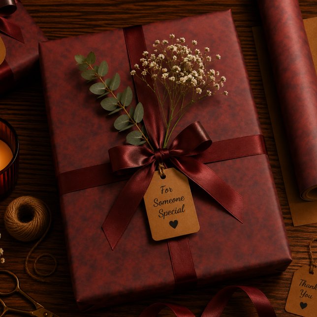 Feuille De Papier Cadeau Calme tiède (Créateur téléchargé)