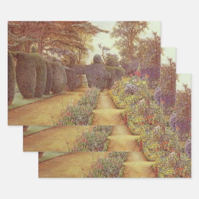 Feuille De Papier Cadeau Campsea Ashe, Suffolk par Ernest Arthur Rowe (Lot)