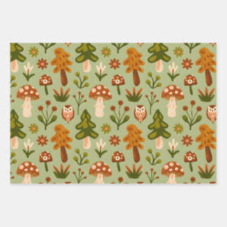 Feuille De Papier Cadeau Caprice de la forêt