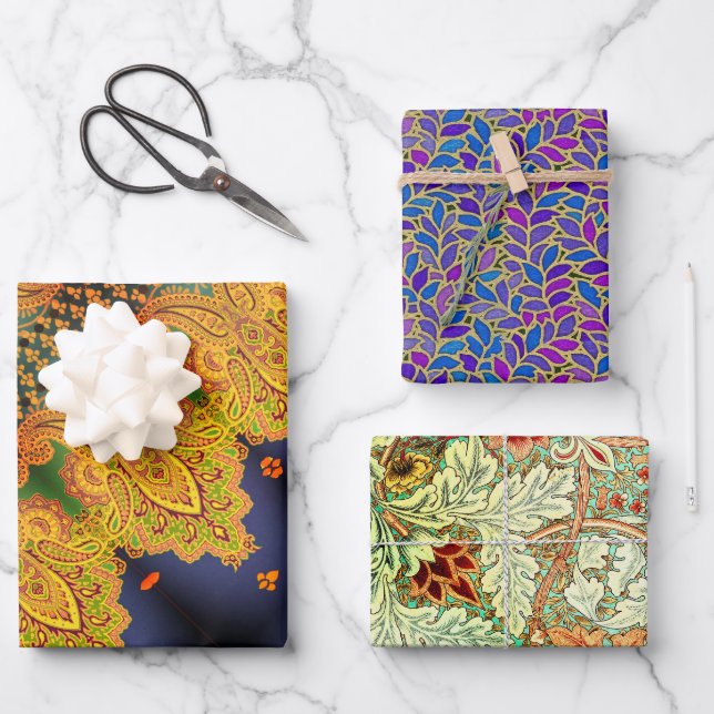 Feuille De Papier Cadeau Cardiff, Floresta et Toulon (Recto)