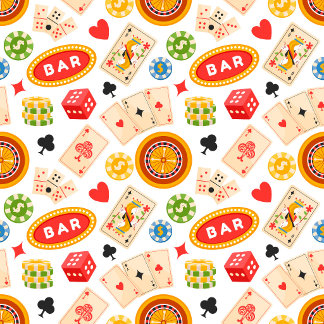Feuille De Papier Cadeau Casino Celebration Gift Wrap Trio