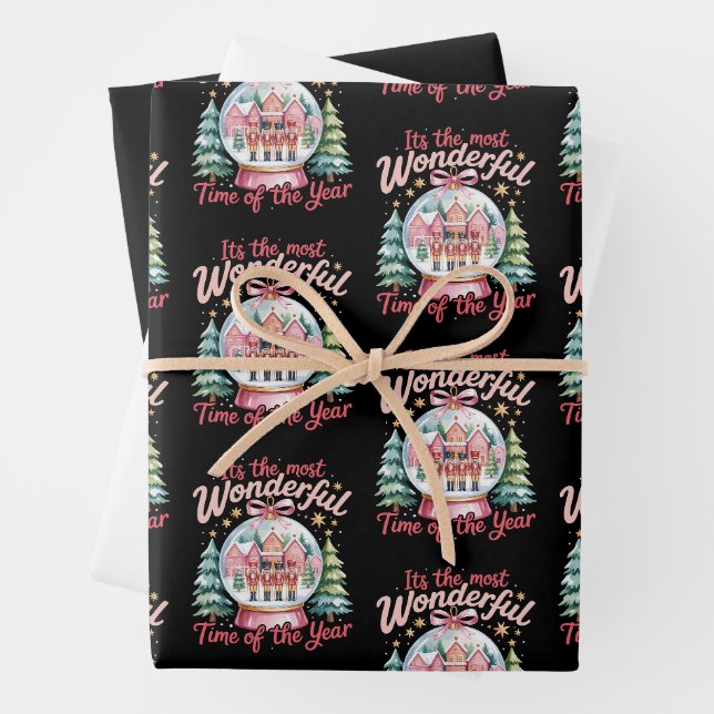 Feuille De Papier Cadeau Casse-noisettes C'est la plus merveilleuse période (En situation)