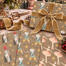 Casse-noix Kraft rustique Noël Ballet Fêtes
