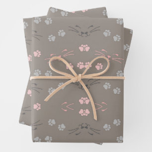 FEUILLE DE PAPIER CADEAU CAT