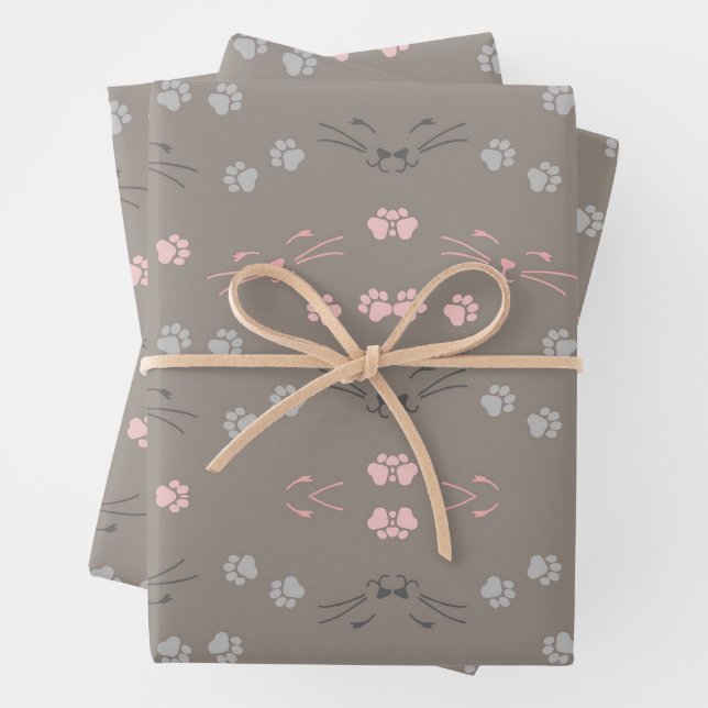 FEUILLE DE PAPIER CADEAU CAT (En situation)