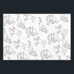 Feuille De Papier Cadeau Cat Christmas Light Fun<br><div class="desc">Les chats illustrés à la main et adorables jouant avec les lumières de Noël rendent ces papiers d'emballage festifs et amusants!</div>