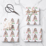 Feuille De Papier Cadeau Cat Christmas Tree Amoureux des chats Noël Fêtes d<br><div class="desc">Un papier d'emballage de Noël amusant pour l'amoureux des chats. Joyeux arbre de Noël Catmus rempli de chats ! Ensemble de trois feuilles de papier d'emballage.</div>