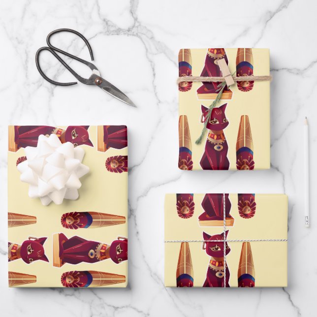 Feuille De Papier Cadeau CATITUDE est tout (Recto)