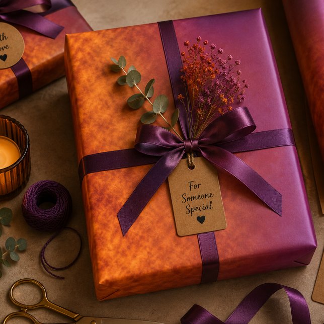 Feuille De Papier Cadeau Cendre Violette (Créateur téléchargé)