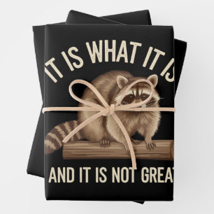 Feuille De Papier Cadeau C'est ce qu'il est et ce n'est pas grand Racon Noë