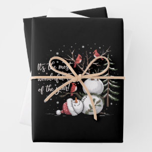 Feuille De Papier Cadeau C'est la période la plus merveilleuse de l'année B