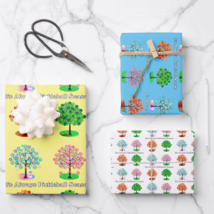 Feuille De Papier Cadeau C'est toujours la saison du Pickleball - Arbre de