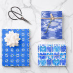Feuille De Papier Cadeau Charme Hanoukka Motifs Étoiles Sweaters Bleu<br><div class="desc">J'espère que vous aimez ce pack de variété en papier fait main. Regardez ma boutique pour plus de couleurs et de motifs et dites-moi si vous voulez quelque chose de customisé.</div>