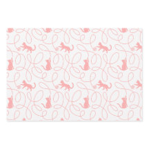 Chat joueur et motif de pelote de laine Rose corai