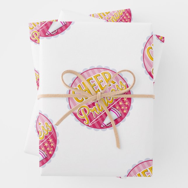 Feuille De Papier Cadeau 'Cheer Princess' - Style A (En situation)