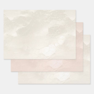 Feuille De Papier Cadeau Chic Pearl Blanc Glam Ivory Blush Mariage
