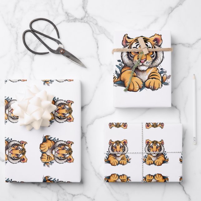 Feuille De Papier Cadeau Children's (Recto)