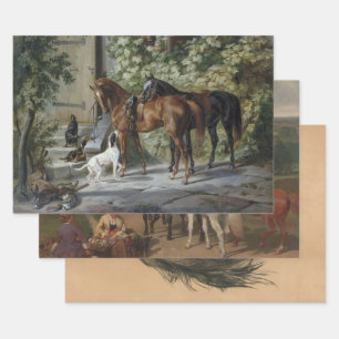 Feuille De Papier Cadeau Choix des amateurs de chevaux (Equine Art)